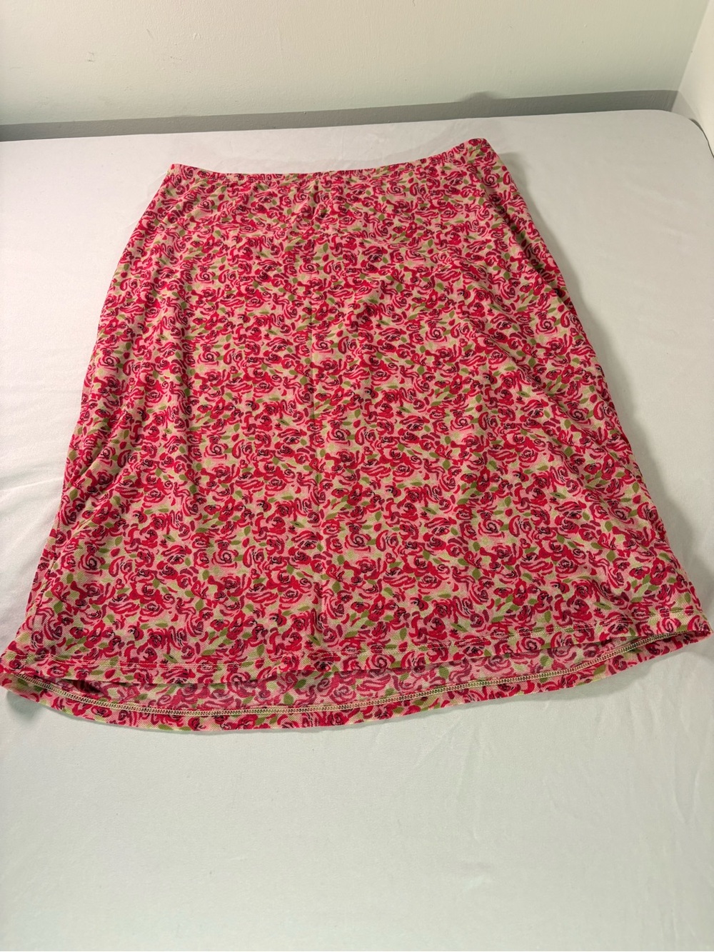 Floral Pink A-Line Women's Skirt